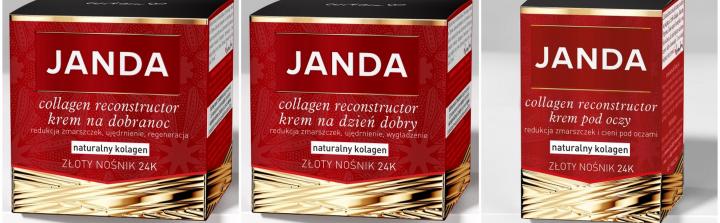 Janda Collagen Reconstructor - podwójna siła kolagenu i złote nośniki dla młodego wyglądu skóry